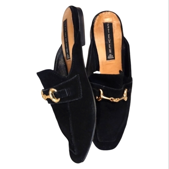 Steve Madden "Razzi" Suede Mules - Picture 7 of 9